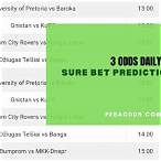 sure bet prediction today and tonight